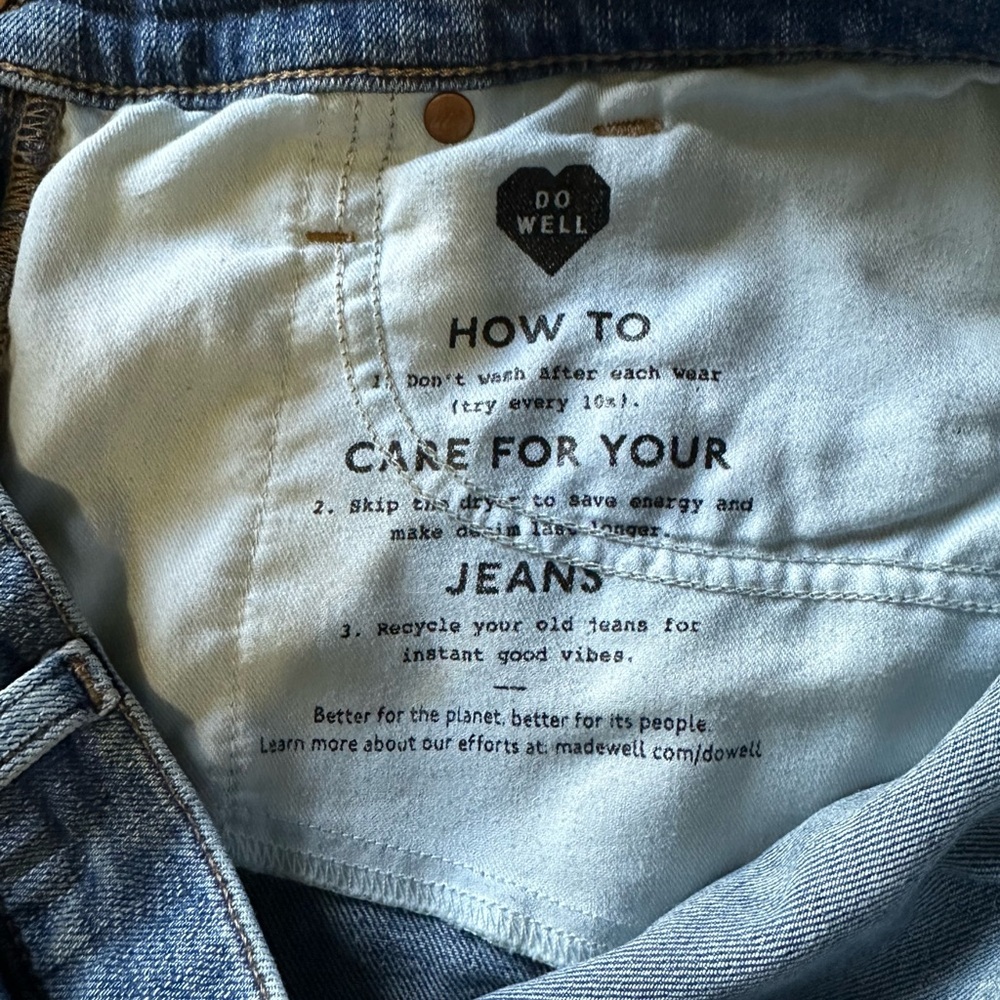 Madewell Blue Jean Shorts - Picture 5 of 8